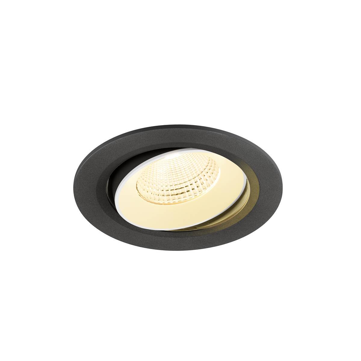 SLV 1009835 NUMINOS� MOVE L Deckeneinbauleuchte 3000K 55� schwarz wei�