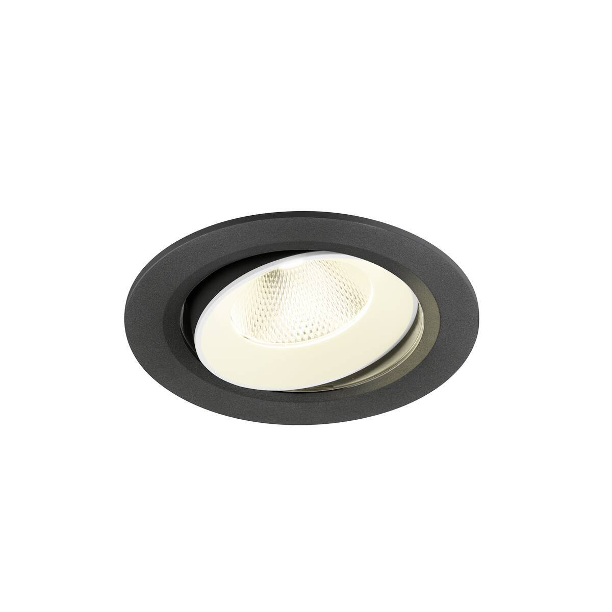 SLV 1009848 NUMINOS� MOVE L Deckeneinbauleuchte 4000K 20� schwarz chrom