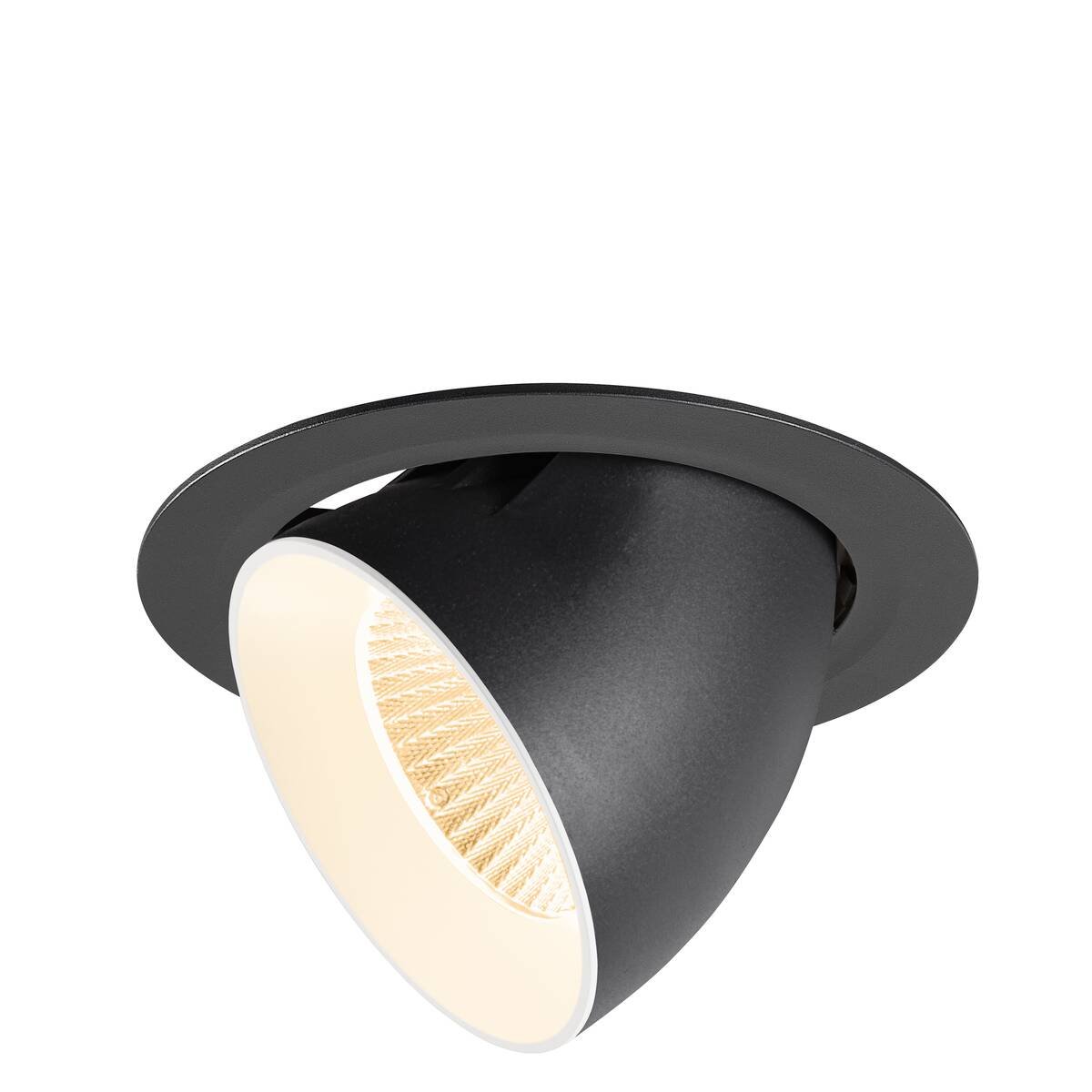 SLV 1009868 NUMINOS� GIMBLE XL Deckeneinbauleuchte 2700K 40� schwarz wei�