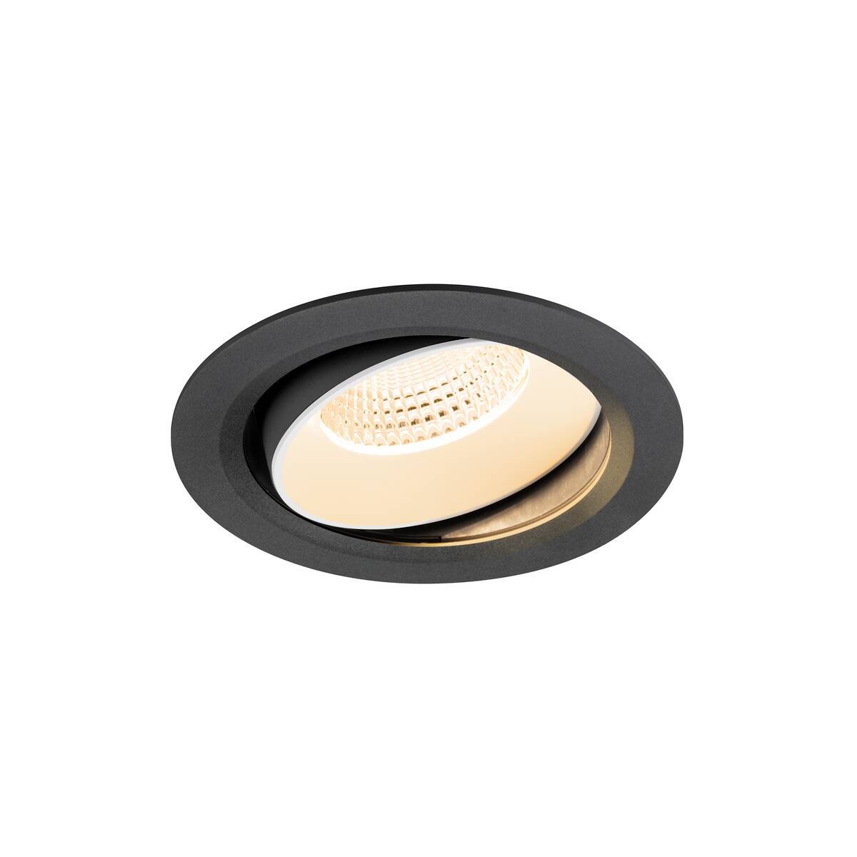 SLV 1009979 NUMINOS� MOVE XL Einbauleuchte 2700K 55� schwarz wei�