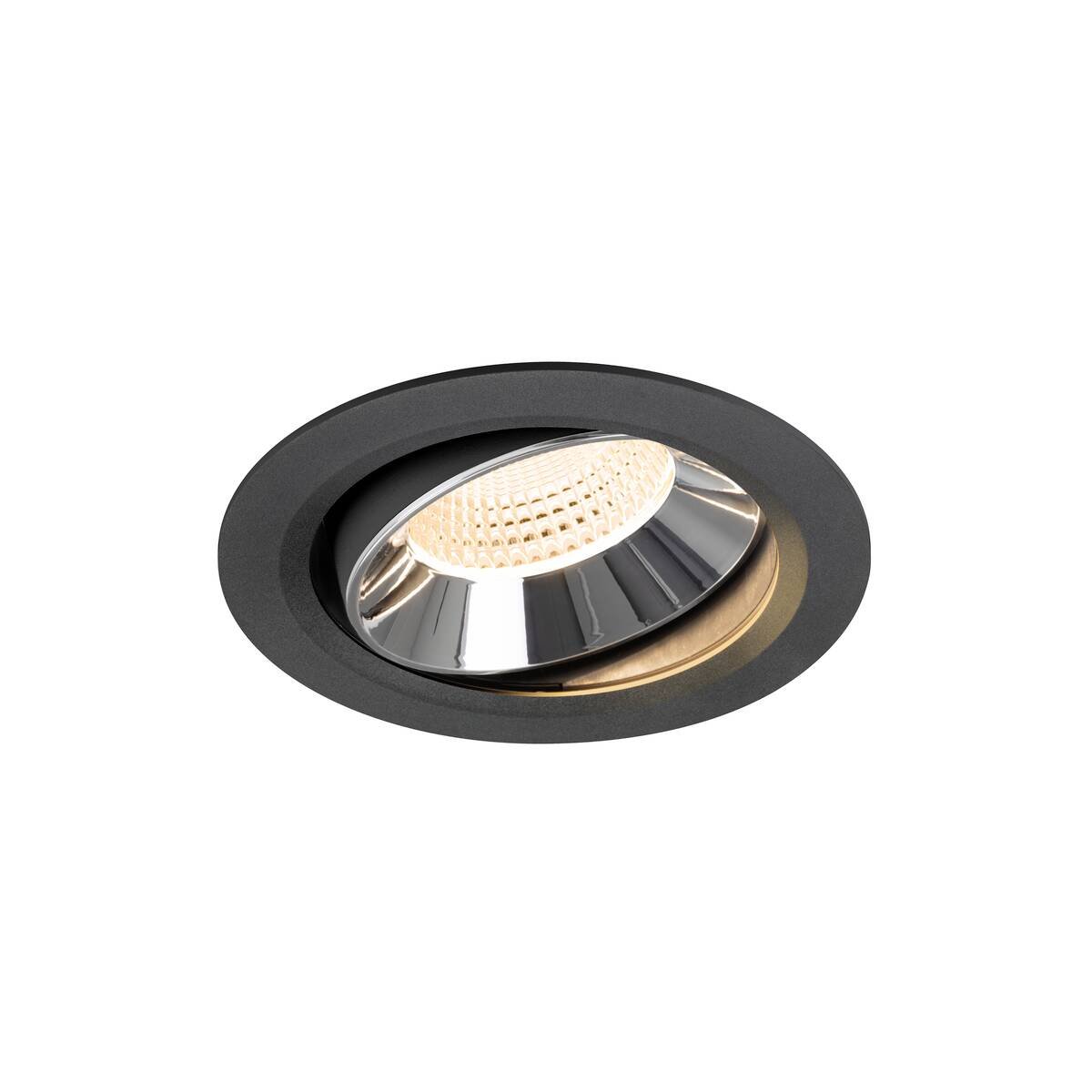 SLV 1009980 NUMINOS� MOVE XL Einbauleuchte 2700K 55� schwarz chrom