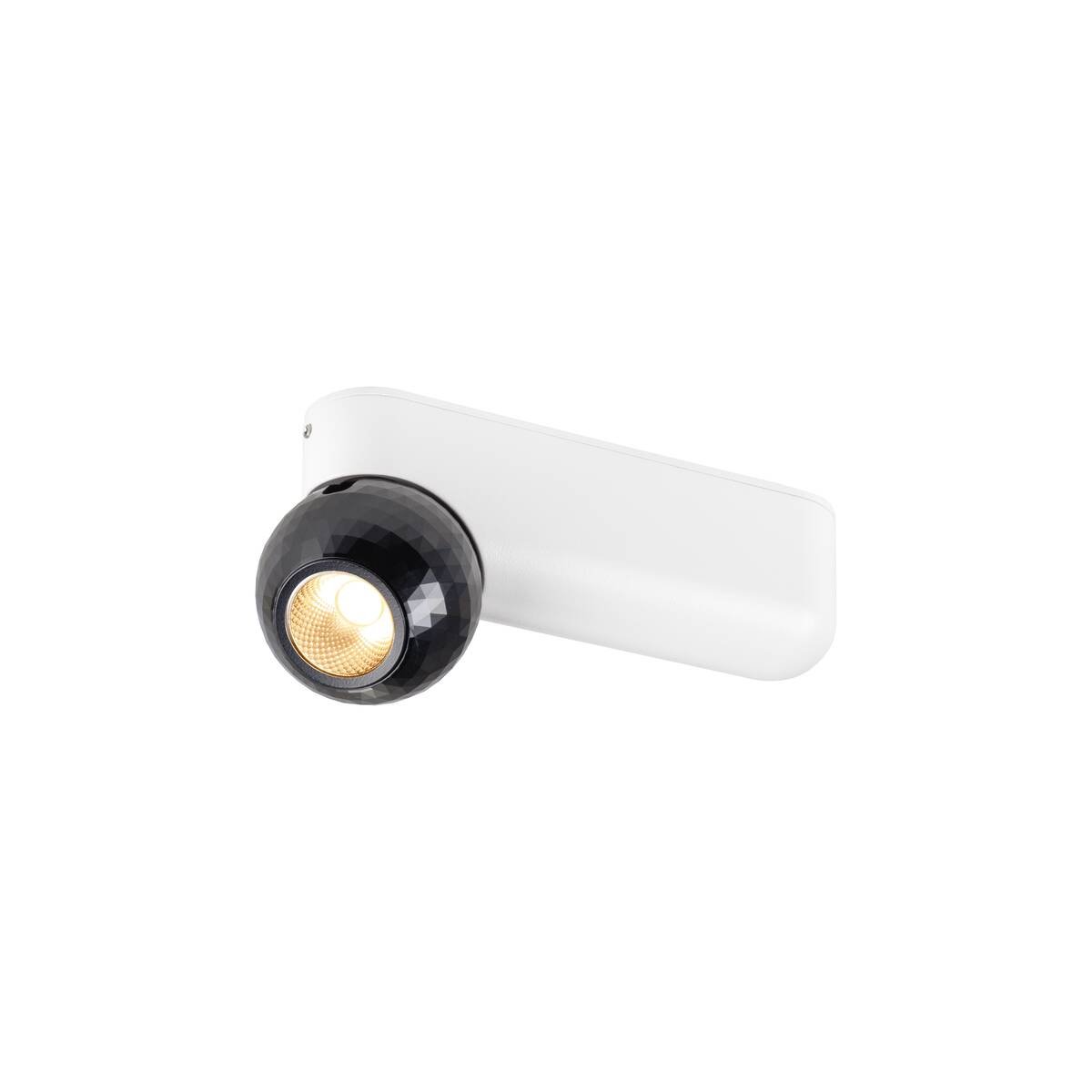 SLV 1010301 DYSKO Wand-und Deckenaufbauleuchte 2700K 1-flammig wei� schwarz