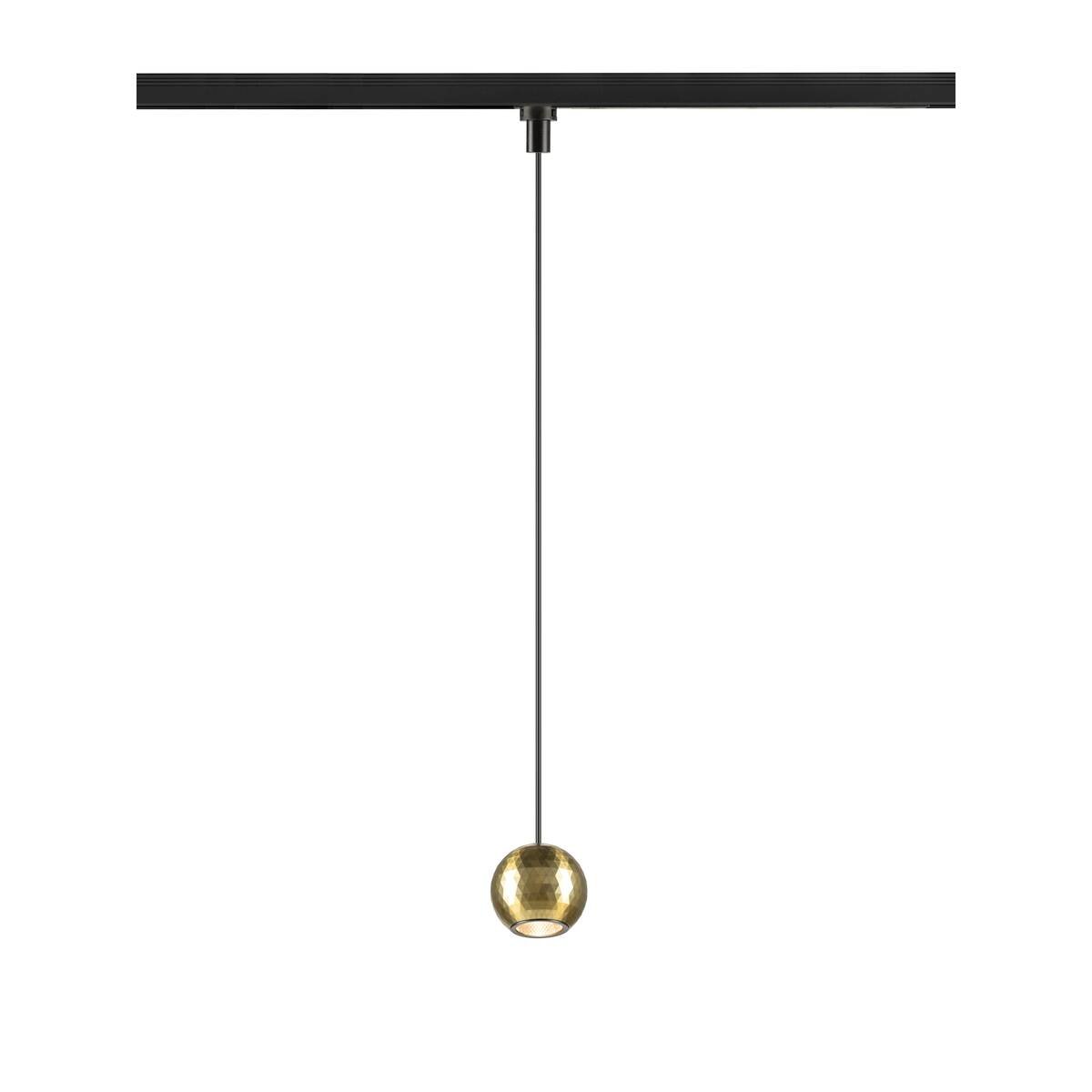 SLV 1010324 DYSKO Pendelleuchte f�r Stromschiene 1-Phasen 2700K 36� schwarz gold