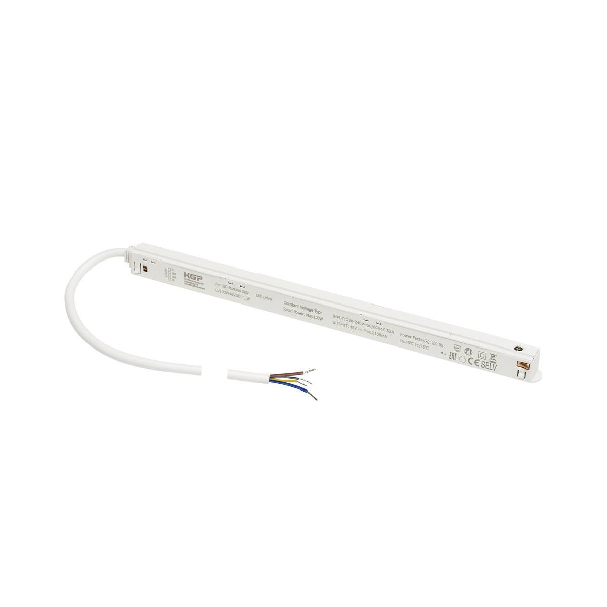 SLV 1010447 Intrack LED Treiber 48V 100W DALI-Durchverdrahtung wei�