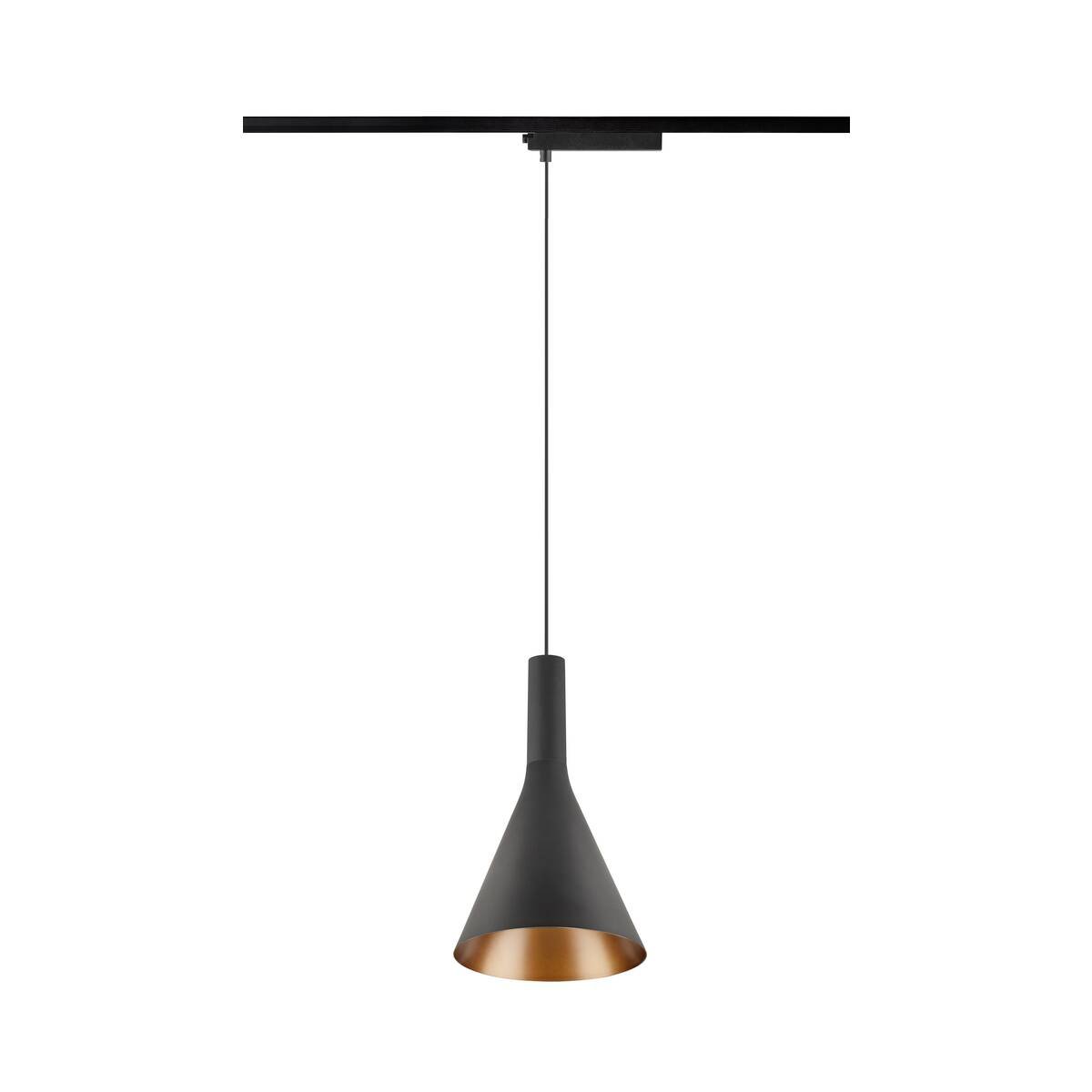 SLV 1010797 LALU� SET Pendelleuchte f�r Hochvolt-Stromschiene 1Phasen 2700 3000K schwarz 40�