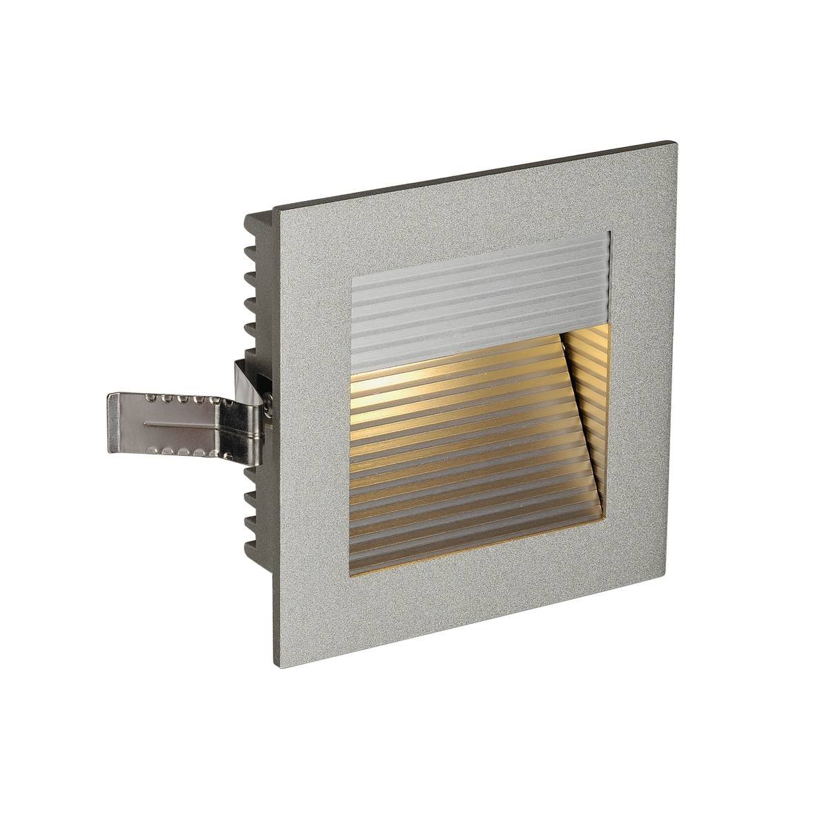 SLV 111292 FRAME CURVE LED Einbauleuchte eckig silbergrau 3000K 60lm
