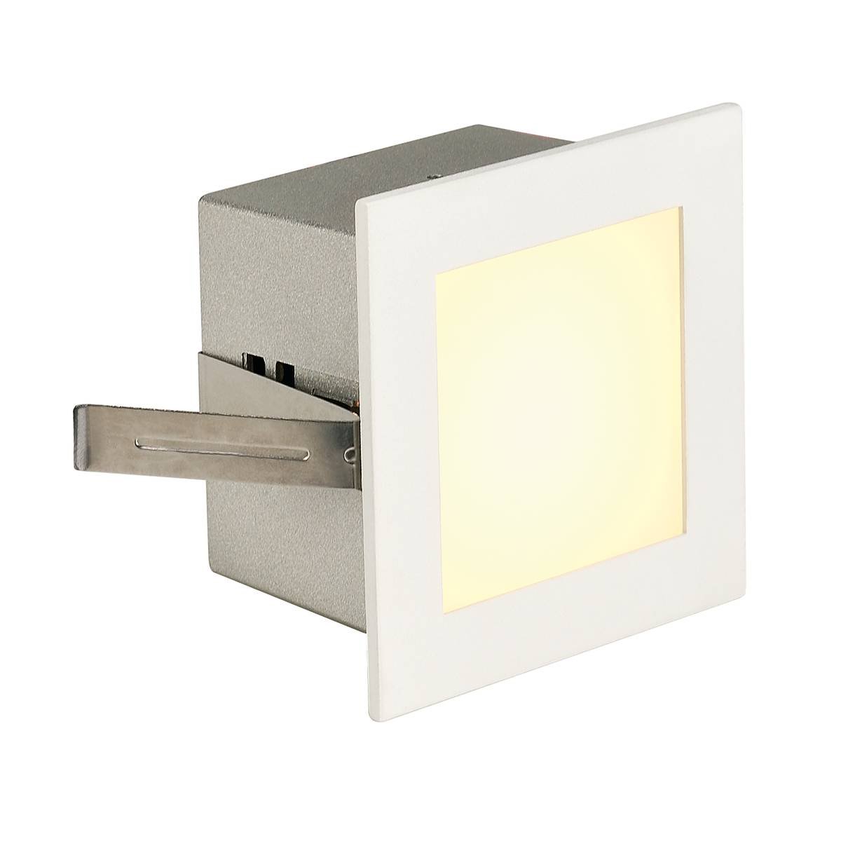 SLV 113262 FRAME BASIC LED Einbauleuchte eckig weiss 3000K 40lm