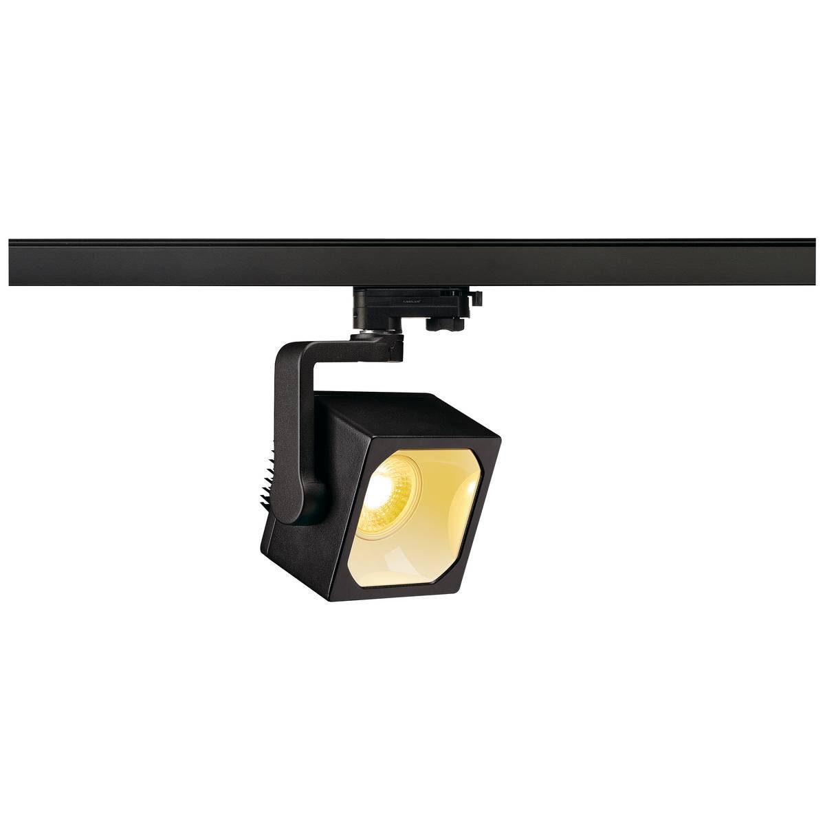 SLV 152750 EURO CUBE Spot f�r Hochvolt-Stromschiene 3Phasen LED 3000K schwarz 60�