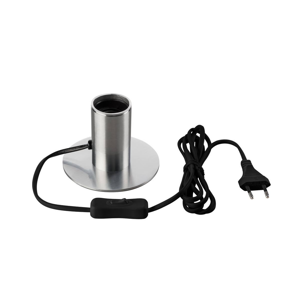 SLV Leuchte 1001678 FITU TL Indoor Tischleuchte alu geb�rstet E27 max. 10W