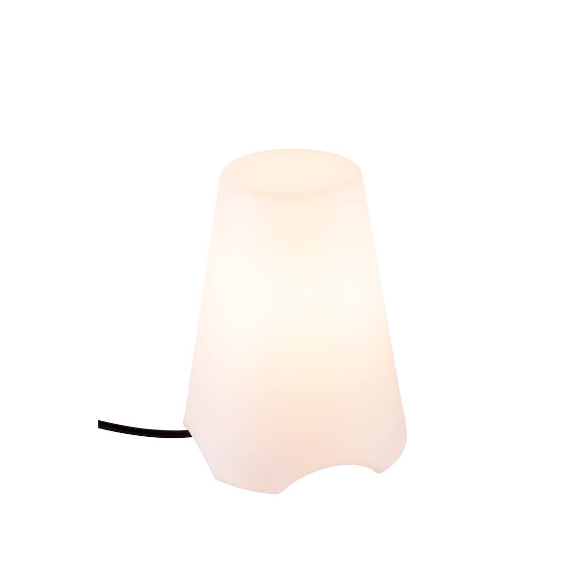 SLV Leuchte 1001778 KIROCONE TL Outdoor Tischleuchte E27 IP44 weiss max. 60W