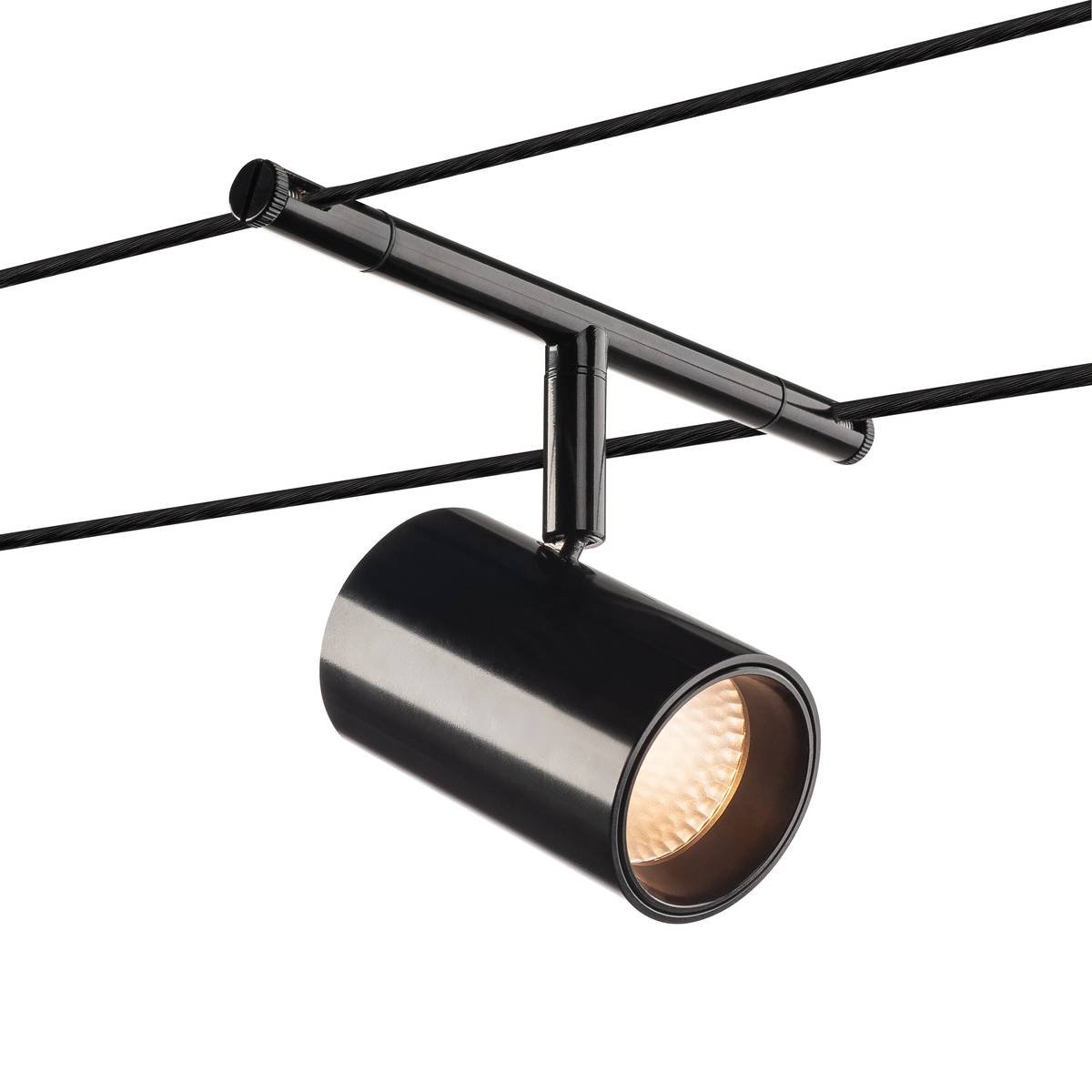 SLV Leuchte 1002694 TENSEO NOBLO Seilleuchte f�r Niedervolt-Seilsystem 2700K schwarz