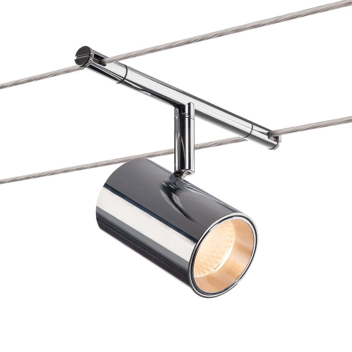 SLV Leuchte 1002696 TENSEO NOBLO Seilleuchte f�r Niedervolt-Seilsystem 2700K chrom