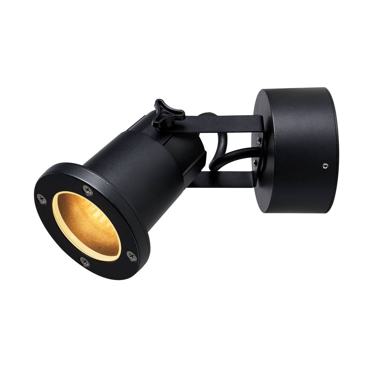 SLV Leuchte 1002867 NAUTILUS WL QPAR51 Outdoor Wandaufbauleuchte schwarz