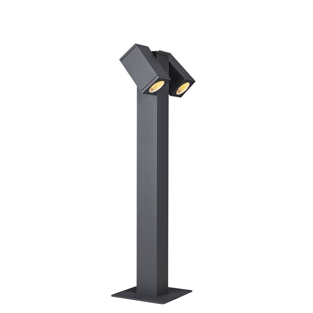 SLV Leuchte 1002871 THEO PATHLIGHT double QPAR51 Outdoor Stehleuchte anthrazit