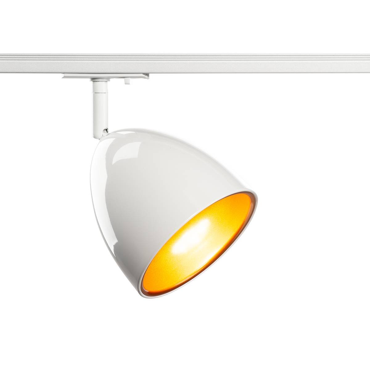 SLV Leuchte 1002874 PARA CONE 14 QPAR51 1-Phasen System Leuchte wei� gold