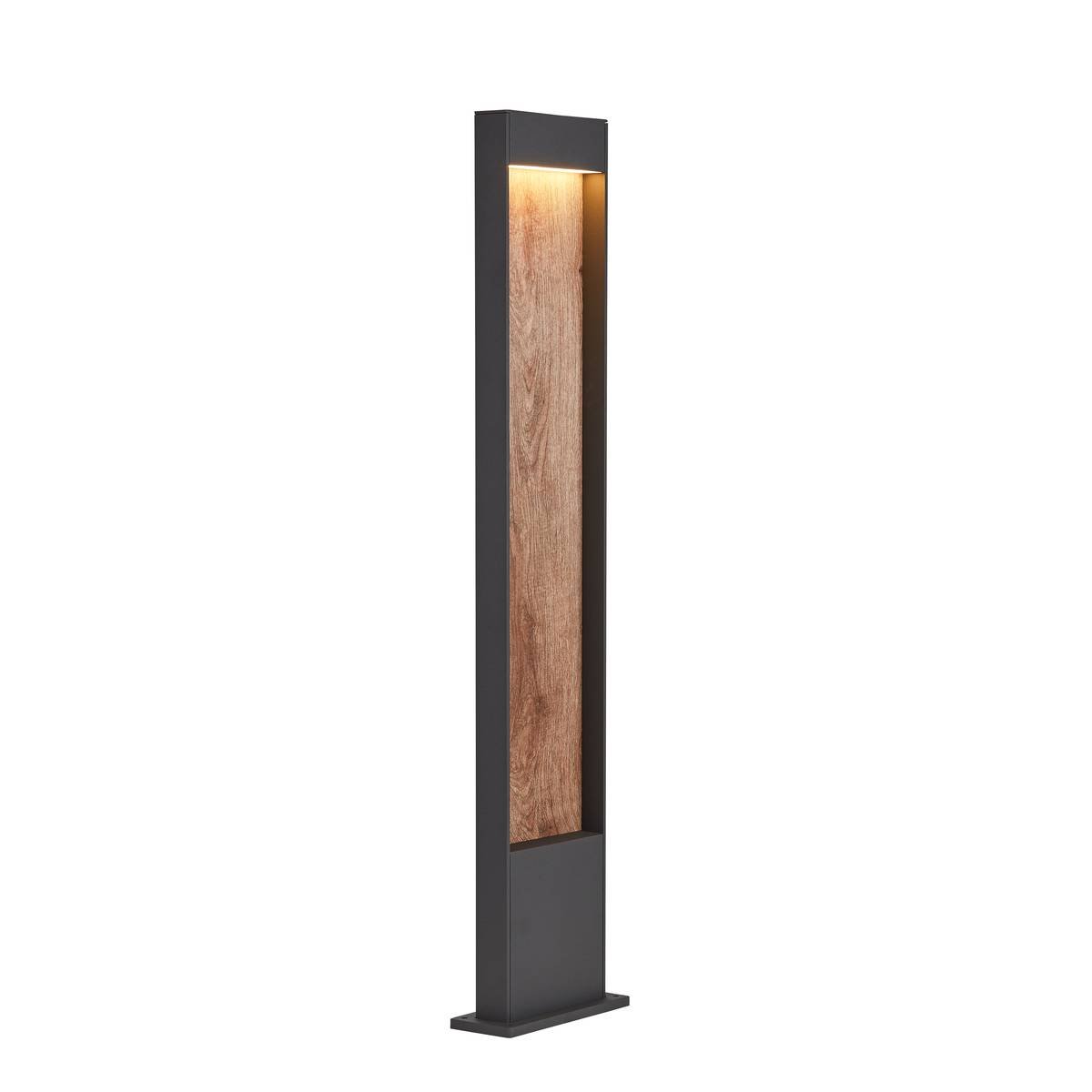 SLV Leuchte 1002959 FLATT POLE 100 Outdoor LED Stehleuchte 3000K IP65 anthrazit braun