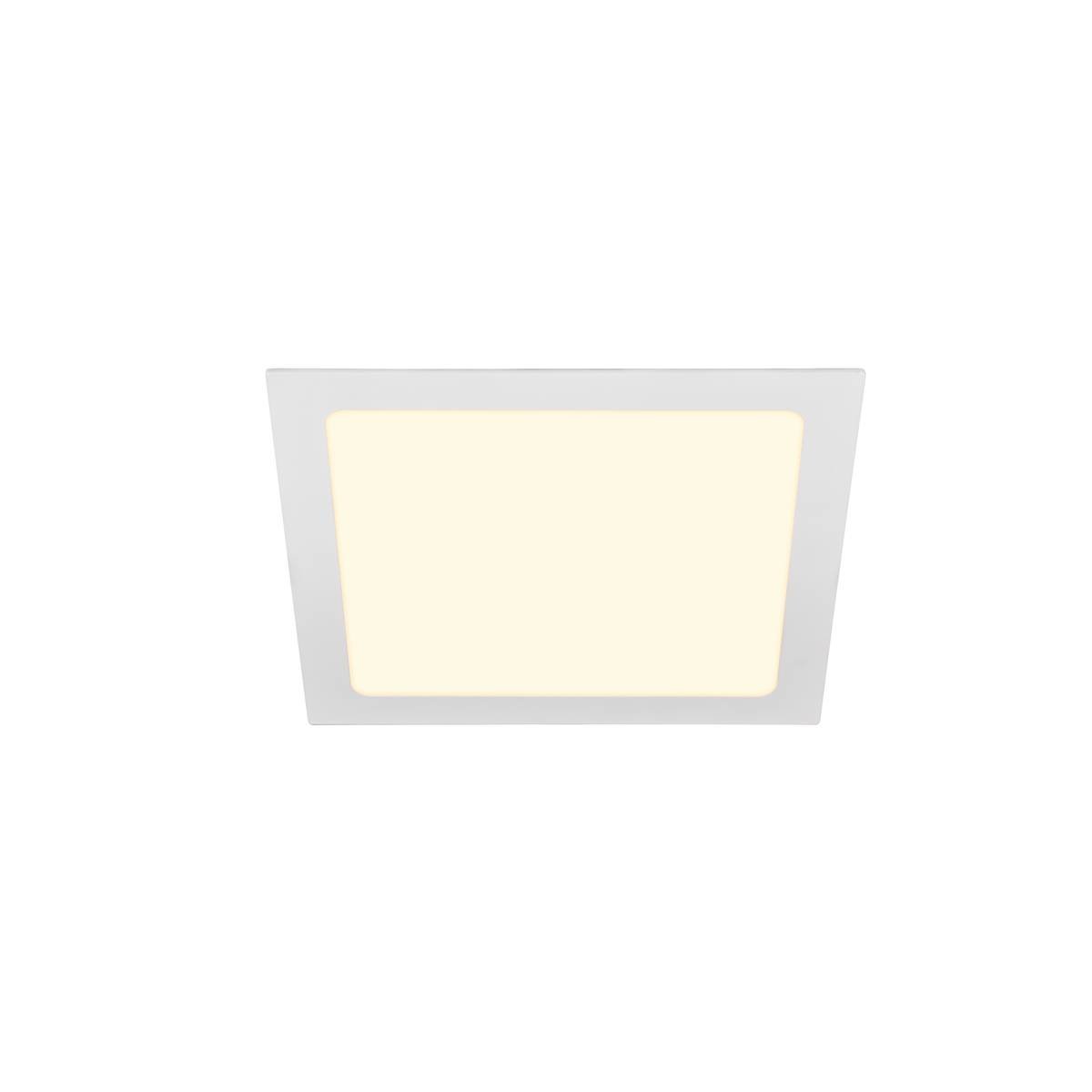 SLV Leuchte 1003013 SENSER 24 Indoor LED Deckeneinbauleuchte eckig wei�