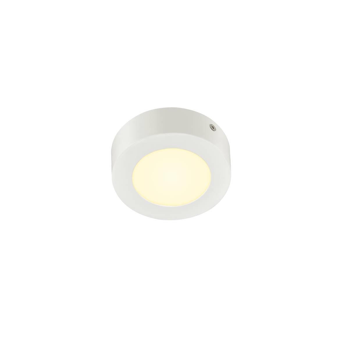 SLV Leuchte 1003014 SENSER 12 Indoor LED Deckenaufbauleuchte rund wei� dimmbar