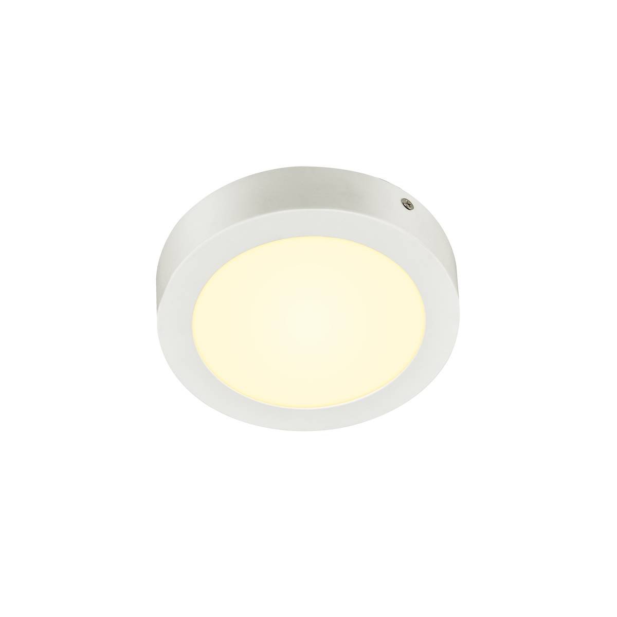 SLV Leuchte 1003015 SENSER 18 Indoor LED Deckenaufbauleuchte rund wei�