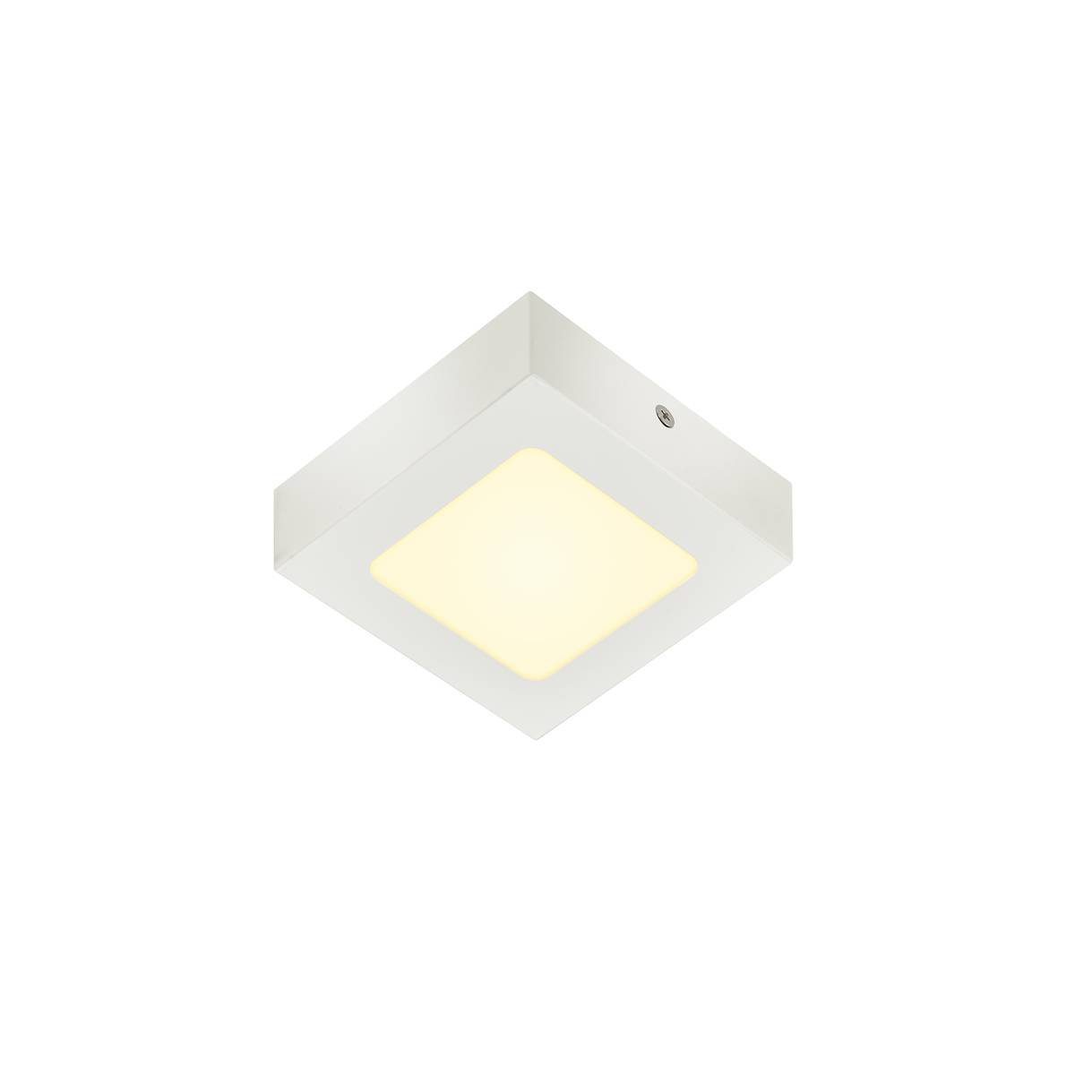 SLV Leuchte 1003017 SENSER 12 Indoor LED Deckenaufbauleuchte eckig wei�