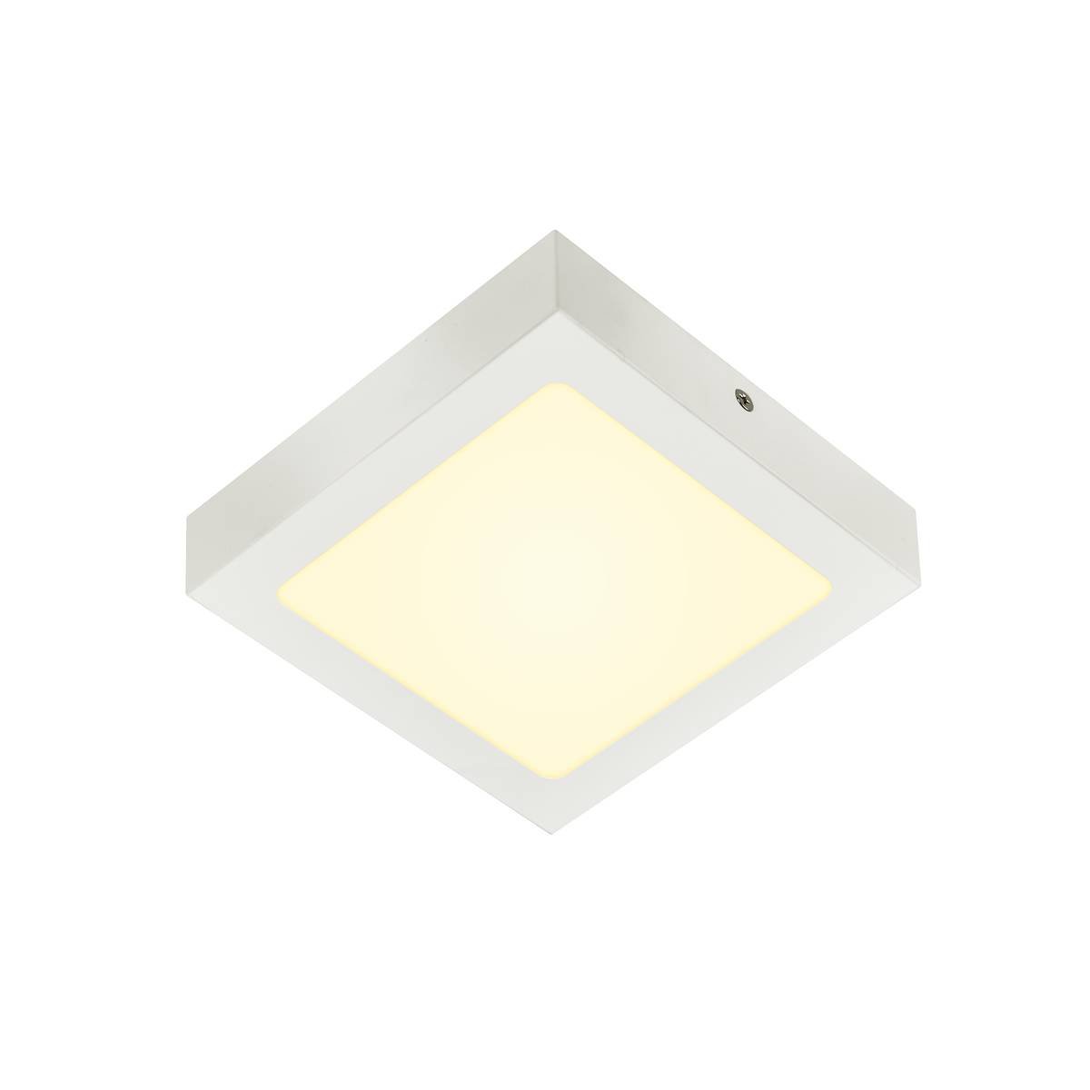 SLV Leuchte 1003018 SENSER 18 Indoor LED Deckenaufbauleuchte eckig wei�