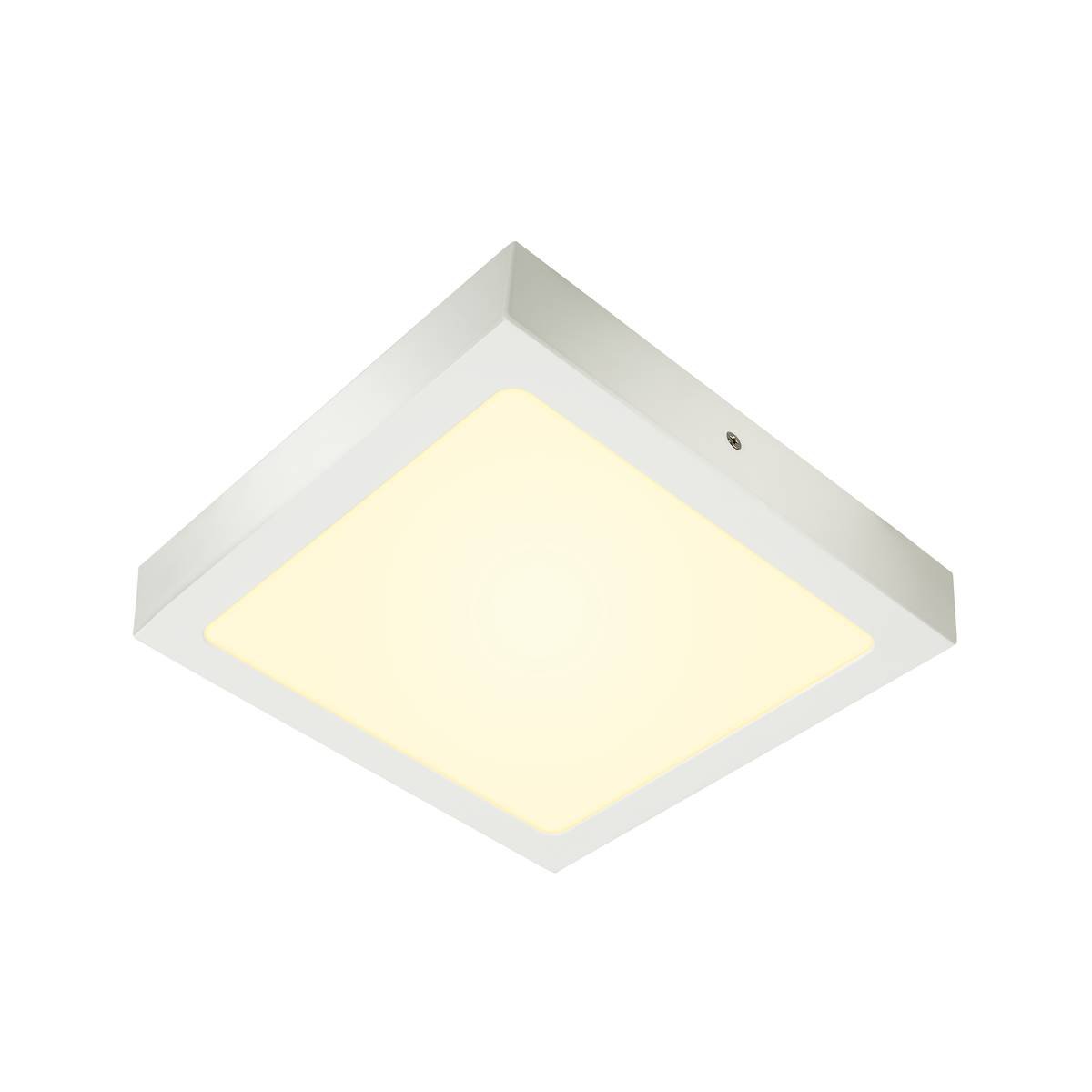 SLV Leuchte 1003019 SENSER 24 Indoor LED Deckenaufbauleuchte eckig wei�