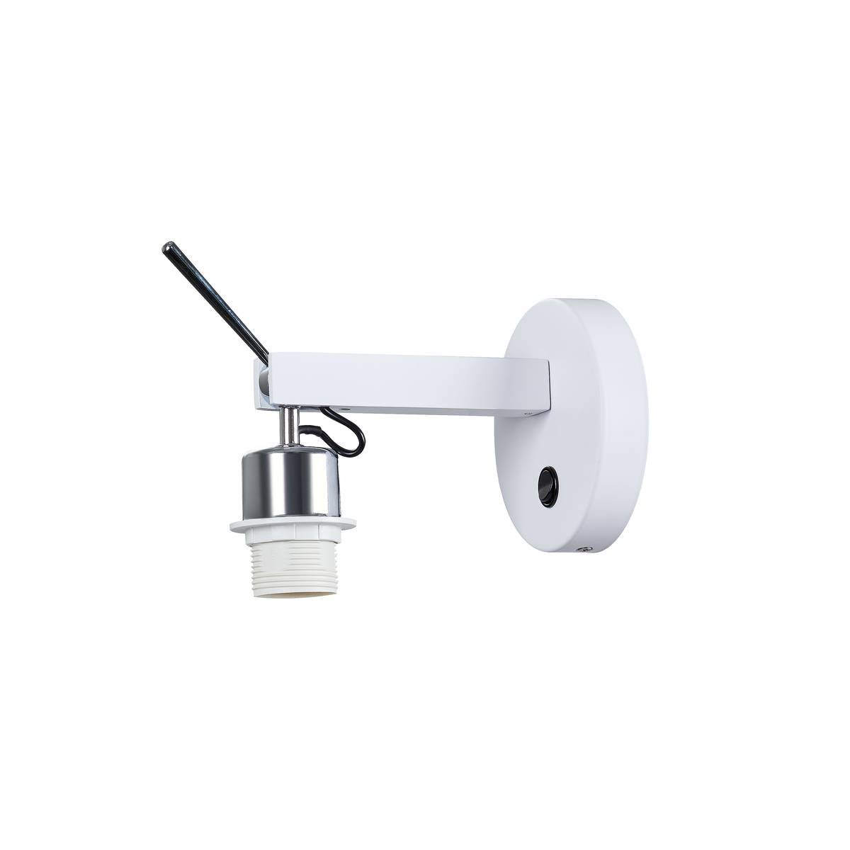 SLV Leuchte 1003035 FENDA E27 Indoor Wandaufbauleuchte wei� ohne Schirm
