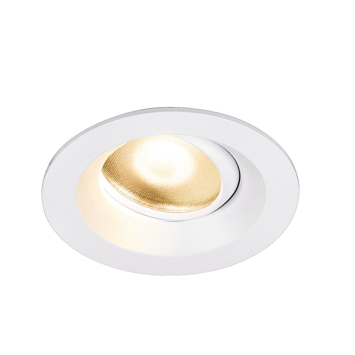 SLV Leuchte 1003039 DINGILO Indoor LED Deckeneinbauleuchte wei� 3000K schwenkbar