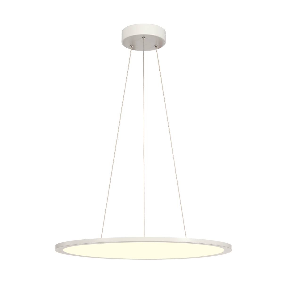 SLV Leuchte 1003045 PANEL 60 DALI Indoor LED Pendelleuchten rund wei� 4000K