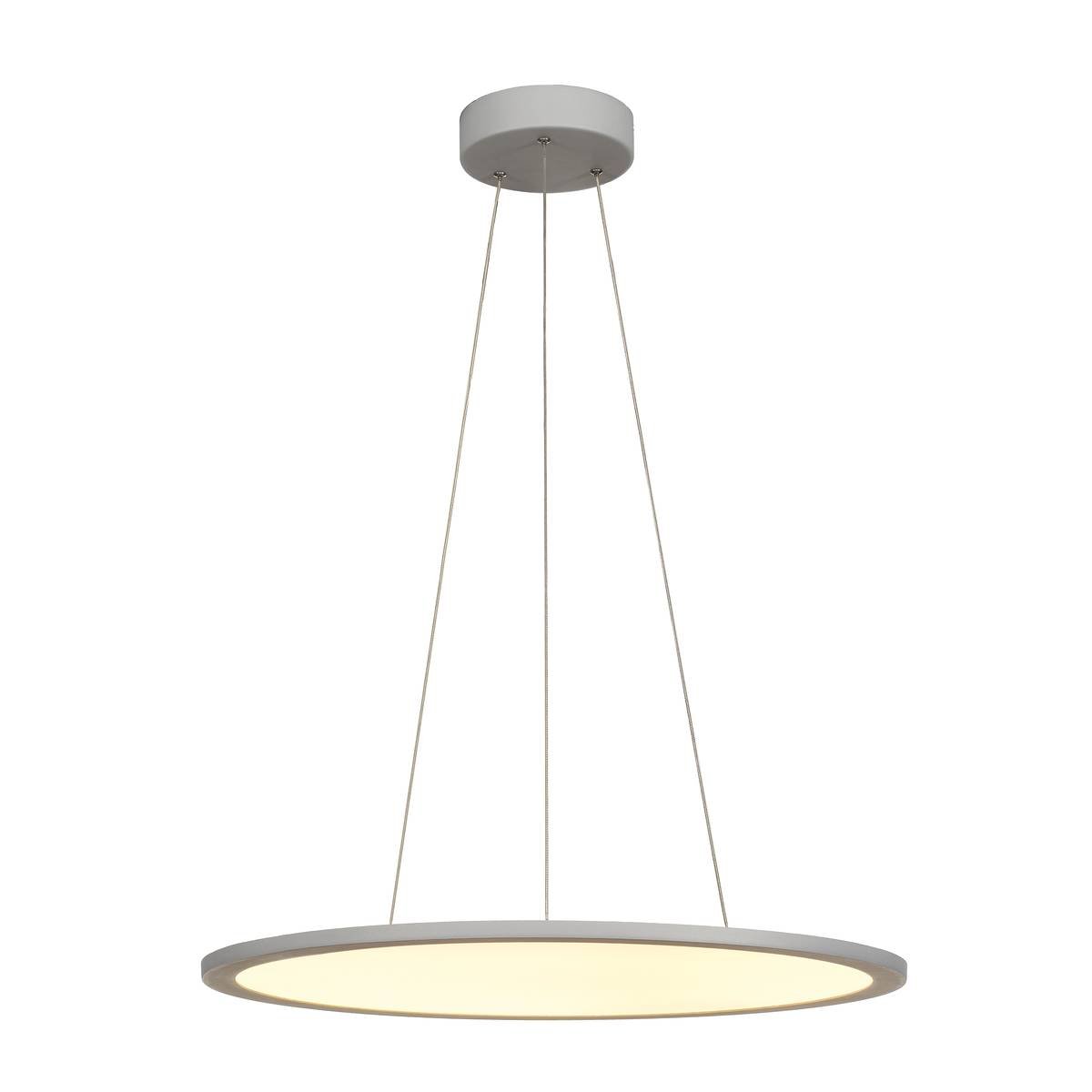 SLV Leuchte 1003046 PANEL 60 DALI Indoor LED Pendelleuchten rund grau 3000K