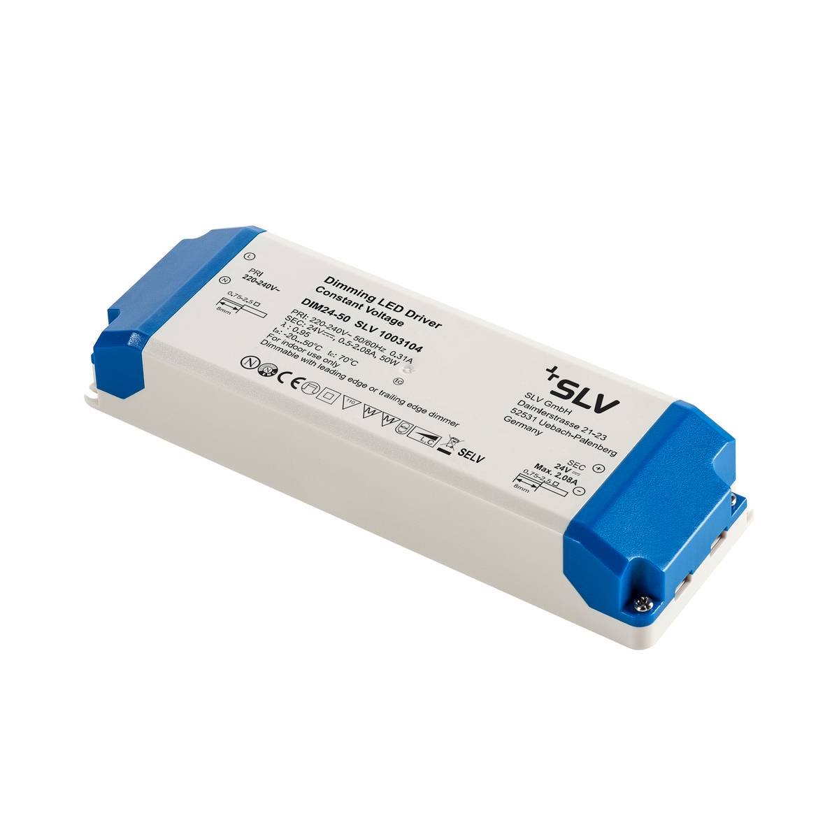 SLV Leuchte 1003104 LED Netzteil 50W 24V Triac dimmbar