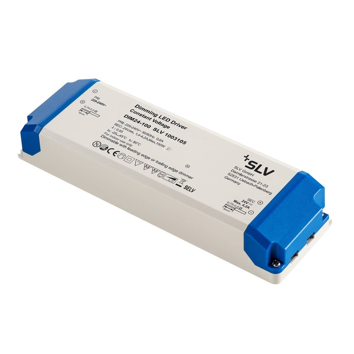 SLV Leuchte 1003105 LED Netzteil 100W 24V Triac dimmbar