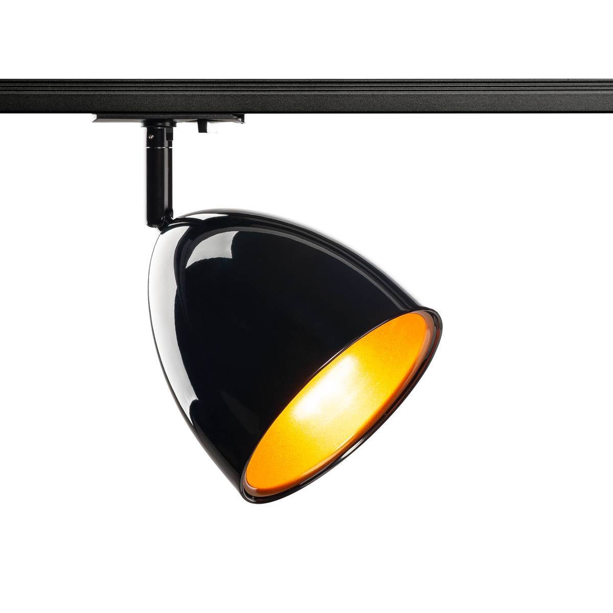 SLV Leuchte 1008052 PARA CONE 14 QPAR51 1-Phasen System Leuchte schwarz gold