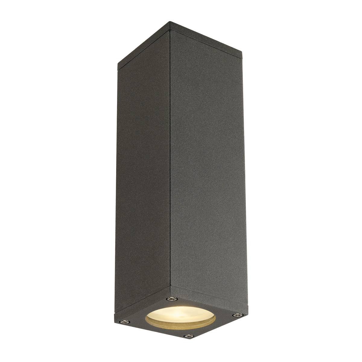SLV No. 1000330 THEO UP DOWN QPAR51 Wandleuchte anthrazit max. 2x50W