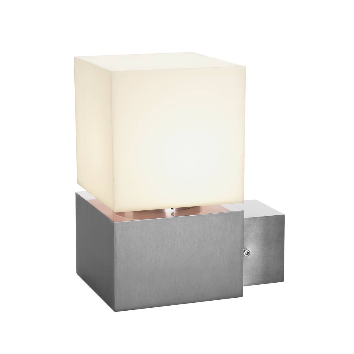 SLV No. 1000336 SQUARE WALL E27 Outdoor Wandleuchte Edelstahl 304 max. 20W IP44