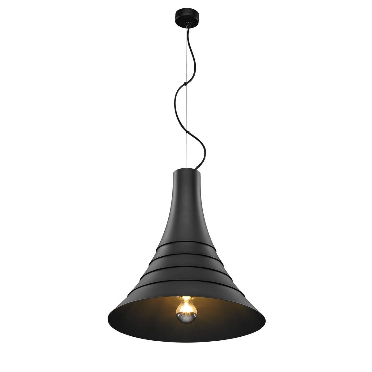 SLV No. 1000433 BATO 45 PD Indoor Pendelleuchte schwarz E27 max. 60W