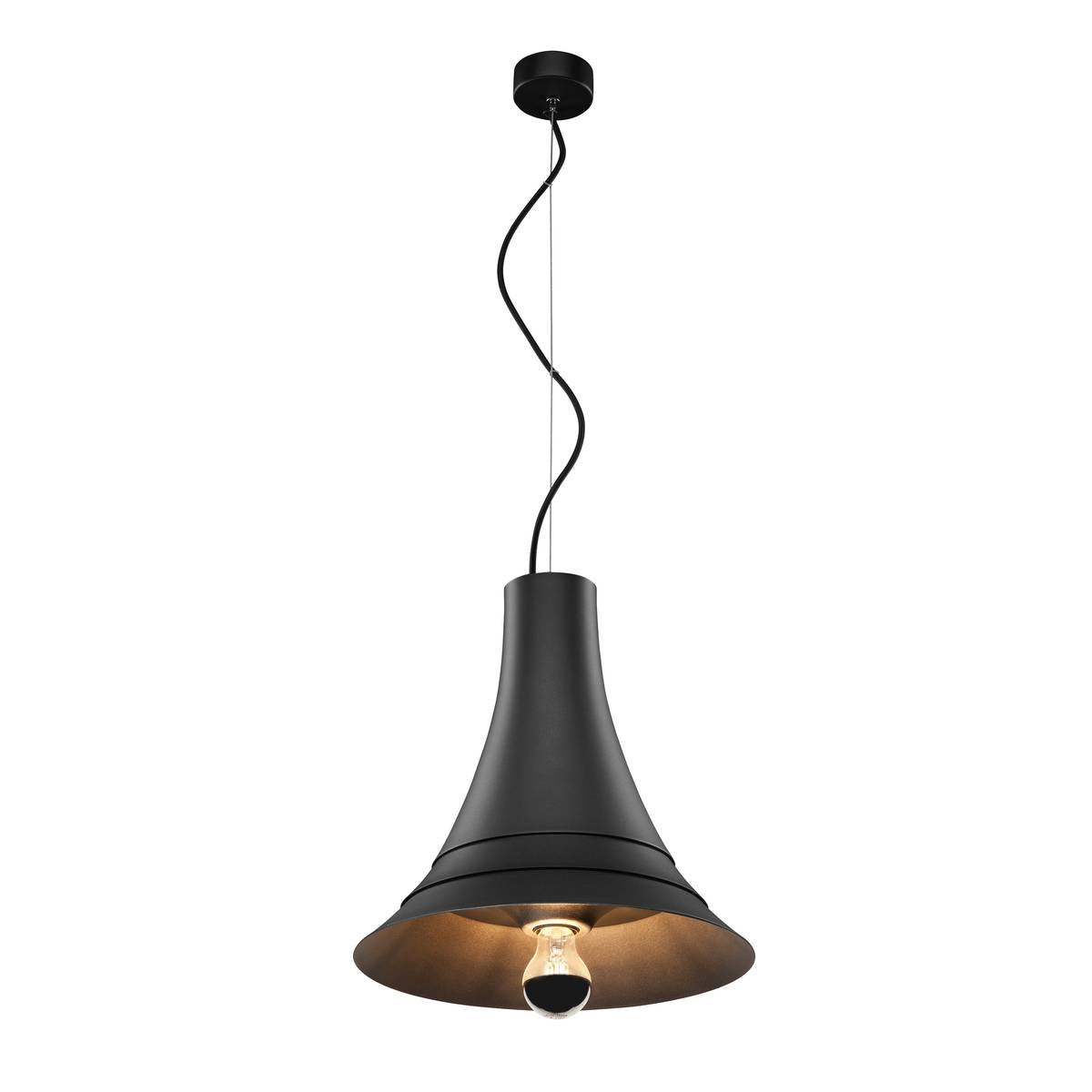 SLV No. 1000434 BATO 35 PD Indoor Pendelleuchte schwarz E27 max. 60W