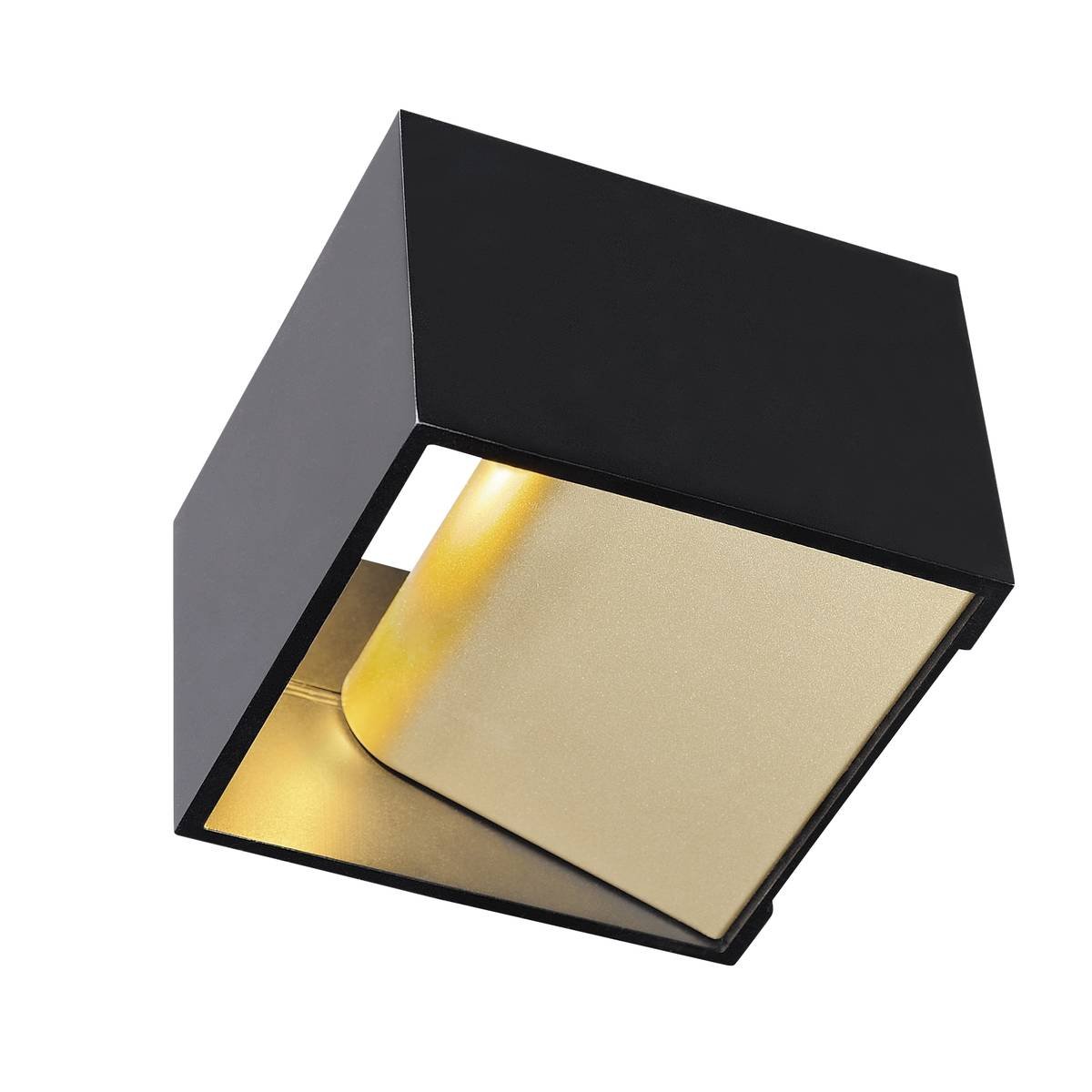 SLV No. 1000638 LOGS IN LED Wandleuchte schwarz messing 2000K-3000K Dim to Warm