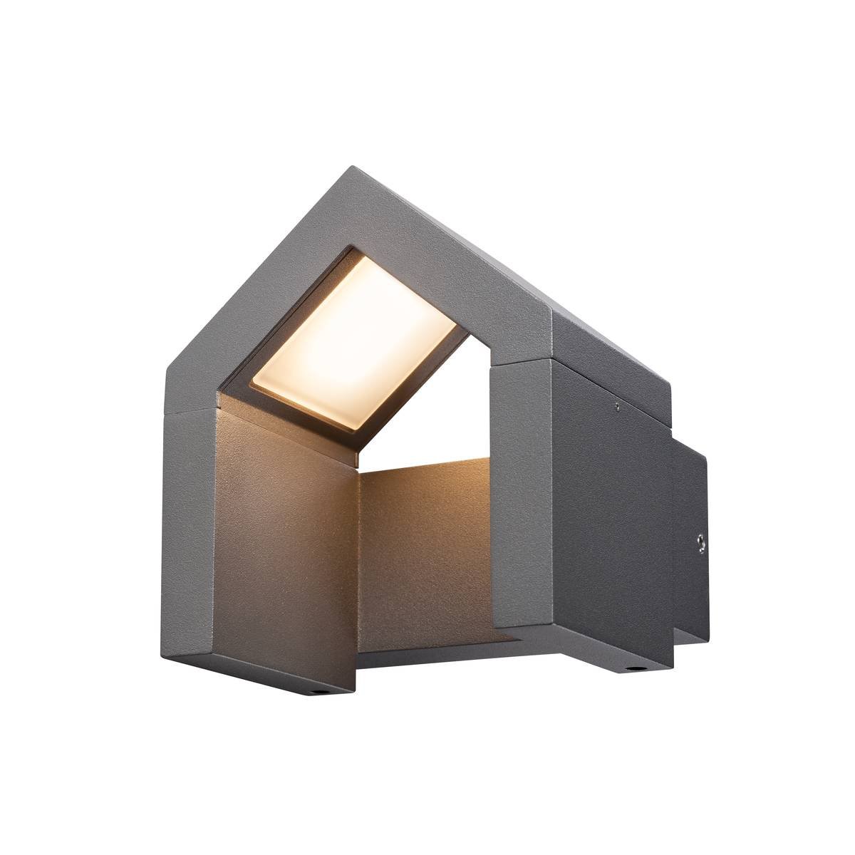 SLV No. 1000797 RASCALI WL LED Outdoor Wandaufbauleuchte anthrazit 3000K