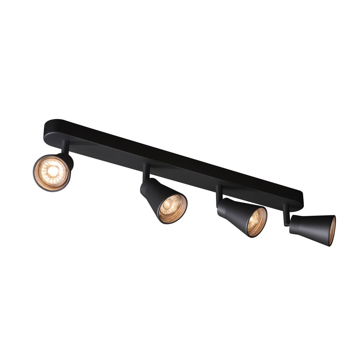 SLV No. 1000895 AVO CW Quad Indoor Wand- und Deckenaufbauleuchte QPAR51 schwarz 