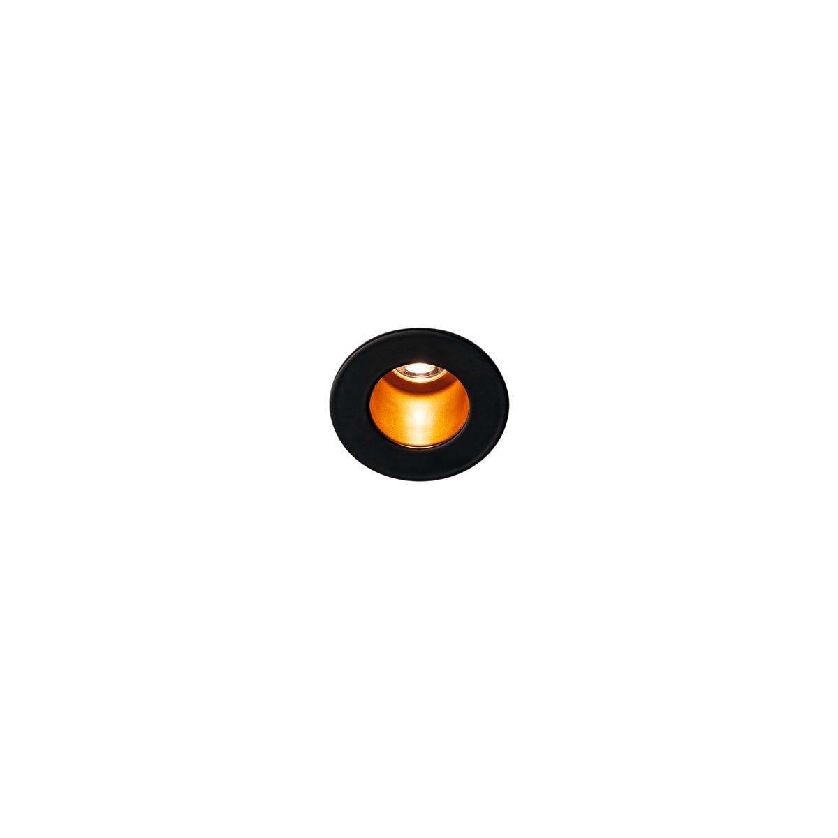 SLV No. 1000917 Horn MINI LED Deckeneinbauleuchte schwarz gold 3000K 12�