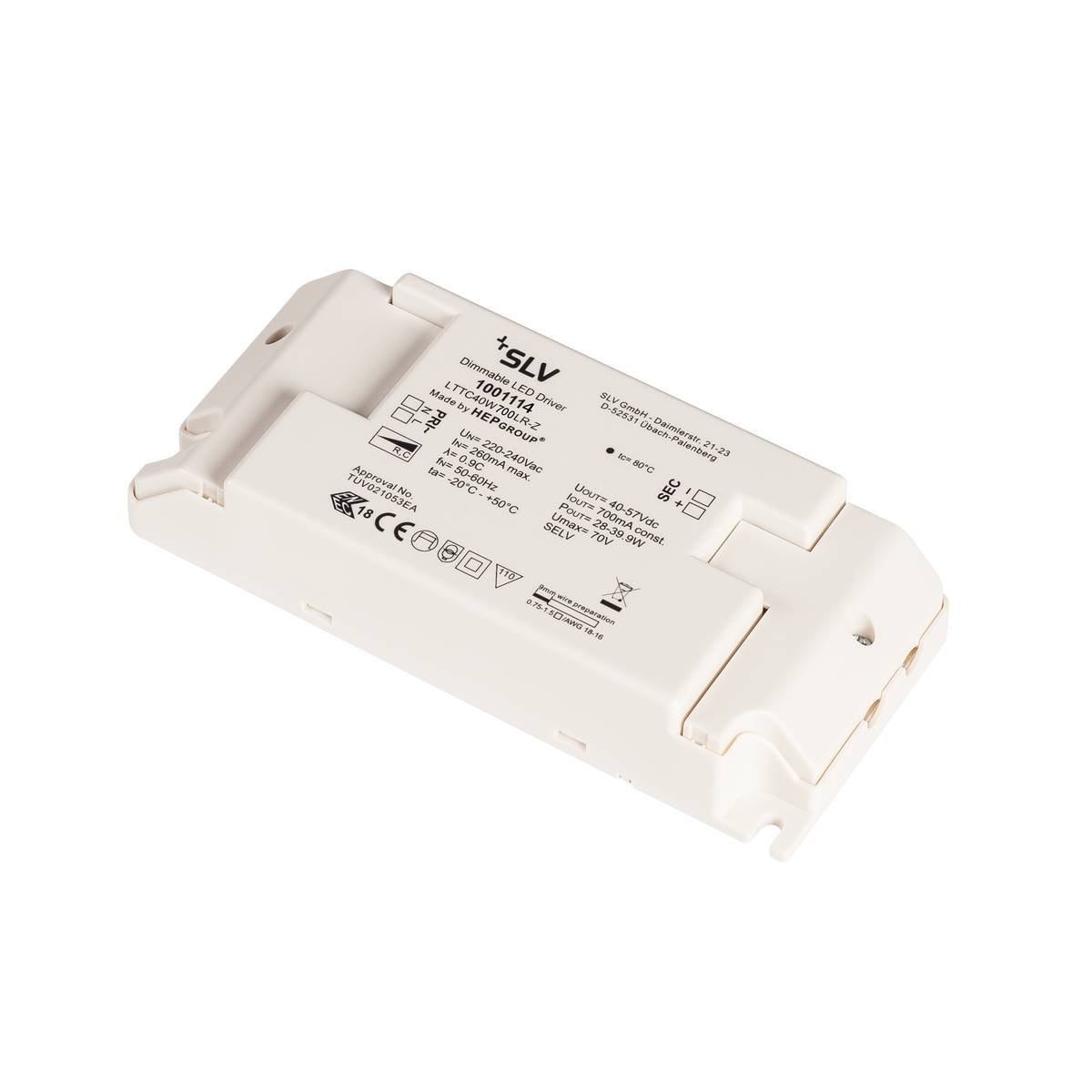 SLV No. 1001114 LED Treiber 700mA 40W dimmbar