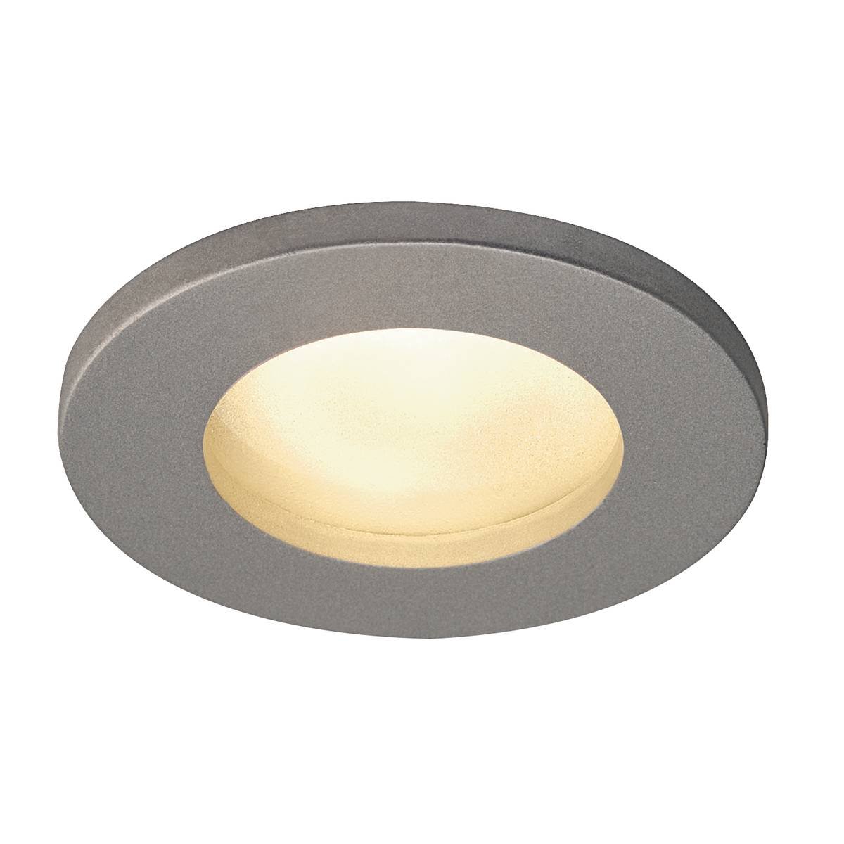 SLV No. 1001167 DOLIX OUT QPAR51 rund silbergrau 230V GU10 IP65