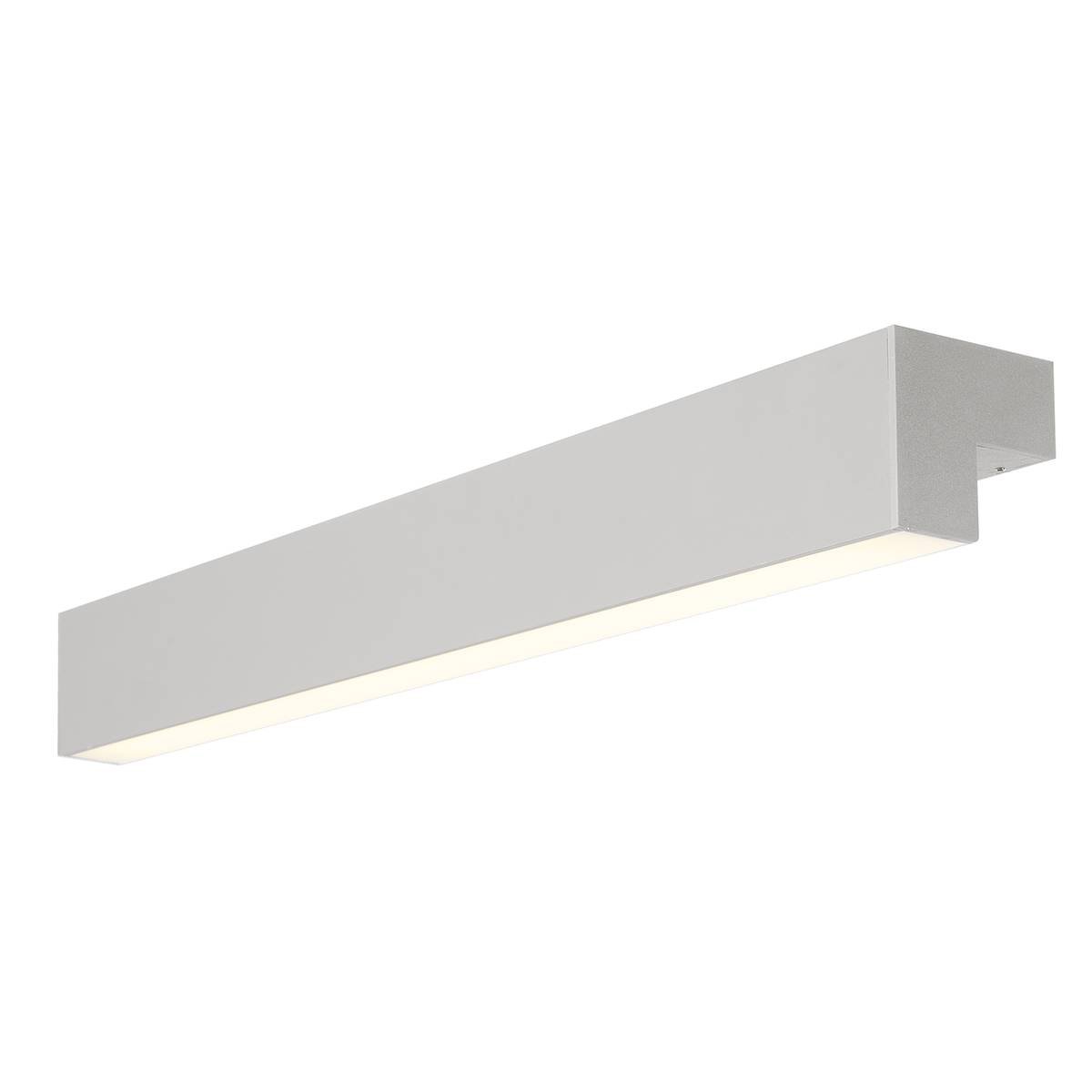 SLV No. 1001300 L-LINE 60 LED Wandleuchte IP44 3000K 700lm silber eloxiert