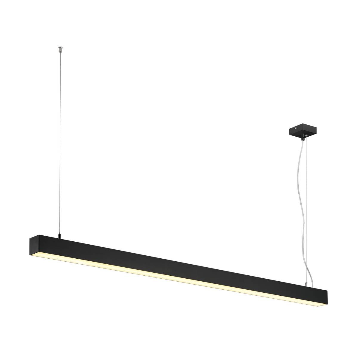 SLV No. 1001309 Q-LINE DALI SINGLE LED Pendelleuchte dimmbar 1500mm schwarz
