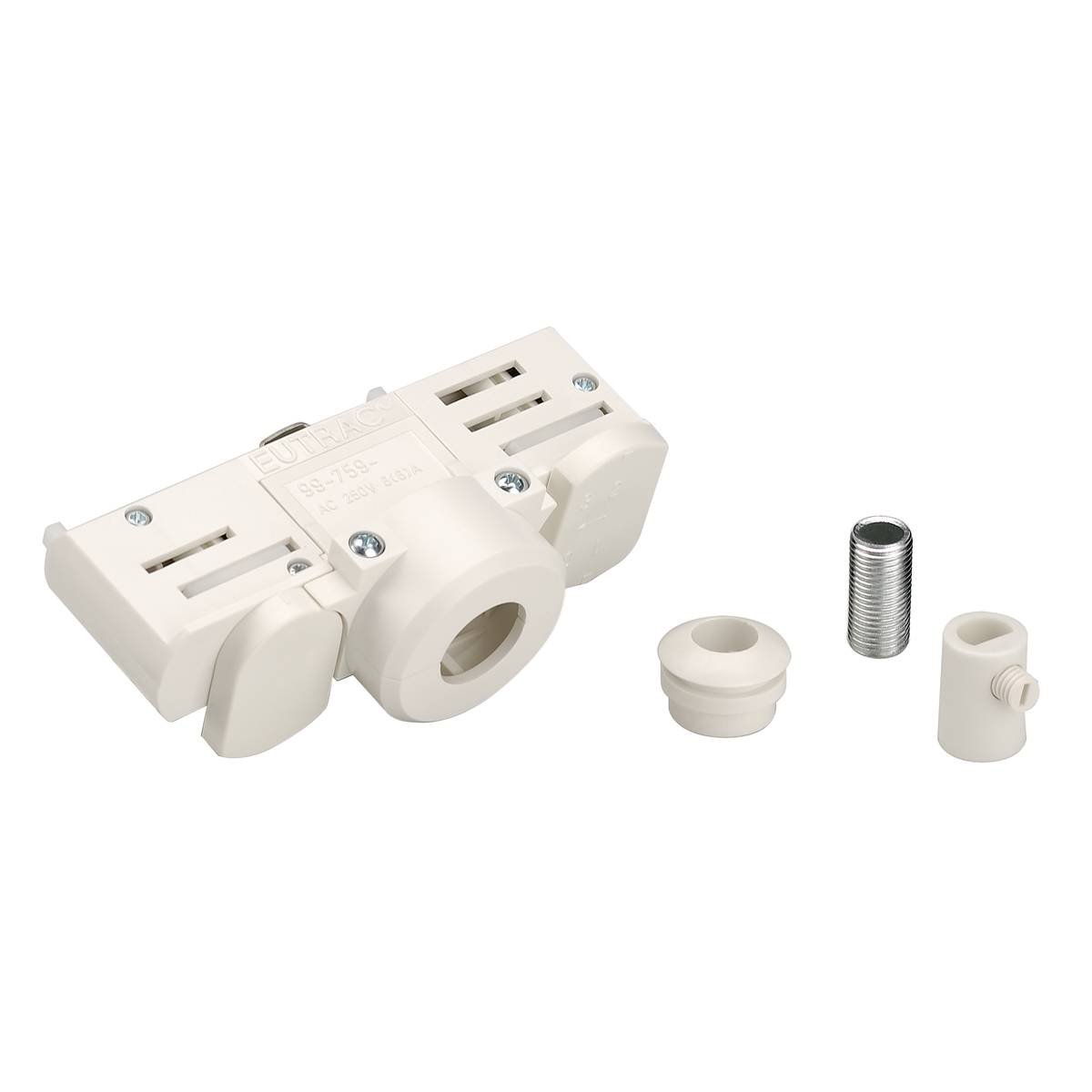SLV No. 1001542 EUTRAC Pendelleuchtenadapter f�r 3-Phasenstromschiene verkehrswei�