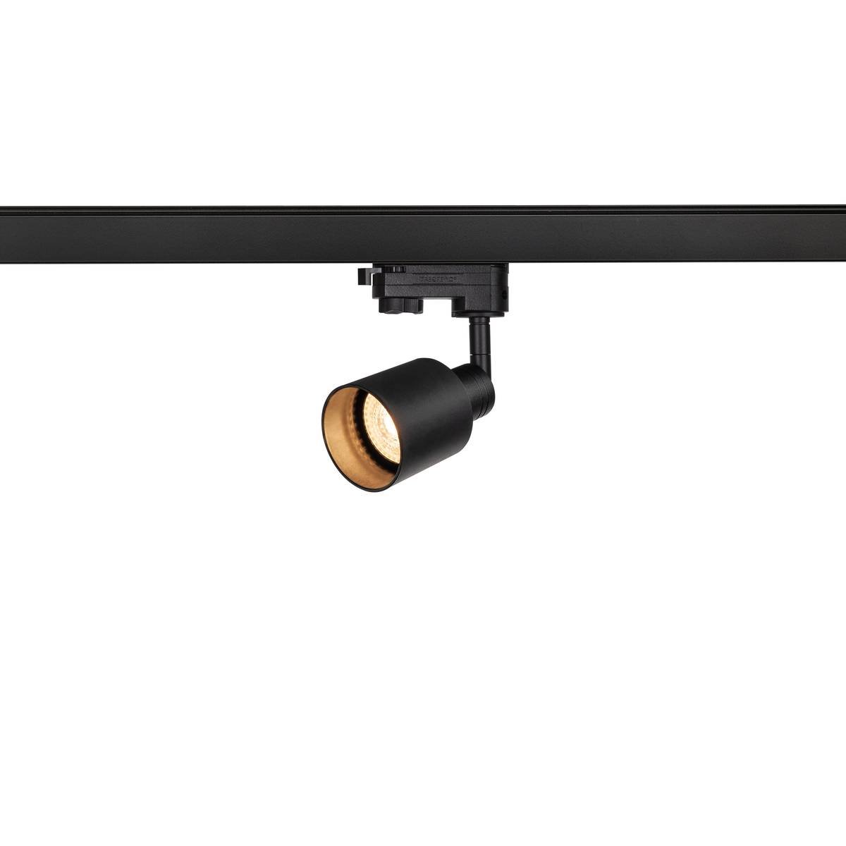 SLV No. 1001871 PURI TRACK schwarz GU10 max. 50W inklusive 3Phasen-Adapter
