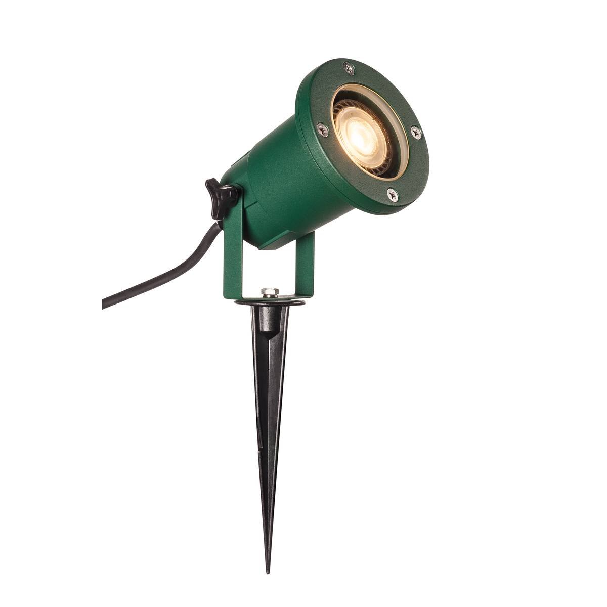 SLV No. 1001965 BIG NAUTILUS QPAR51 Outdoor Erdspie�leuchte gr�n IP65 max. 11W