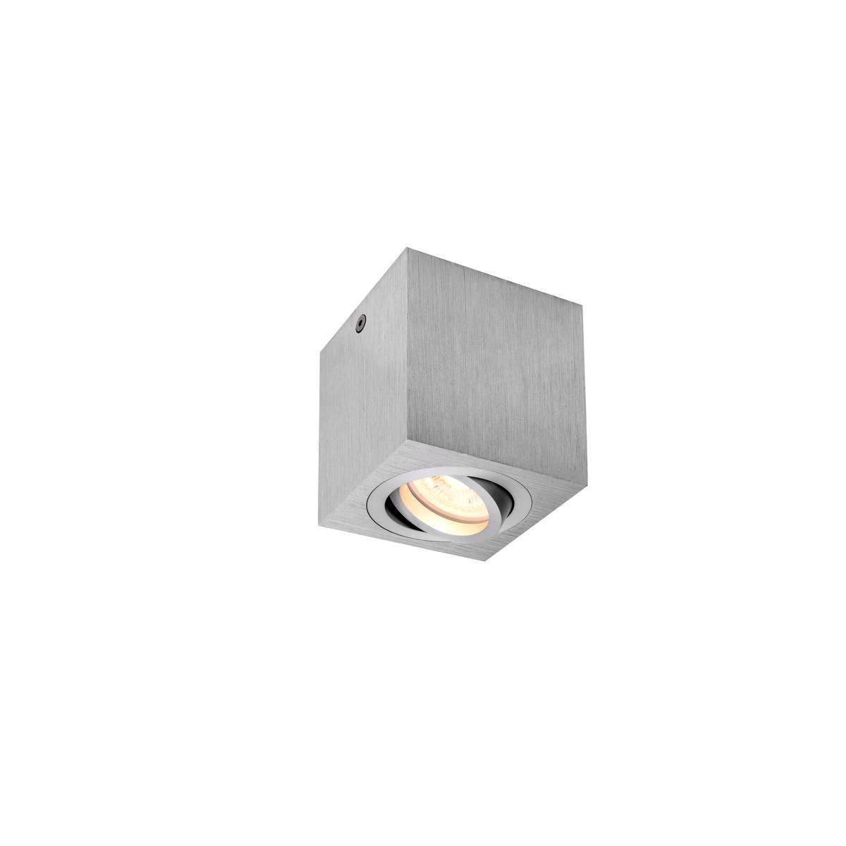 SLV No. 1002004 TRILEDO Single Indoor Deckenaufbauleuchte GU10 alu geb�rstet