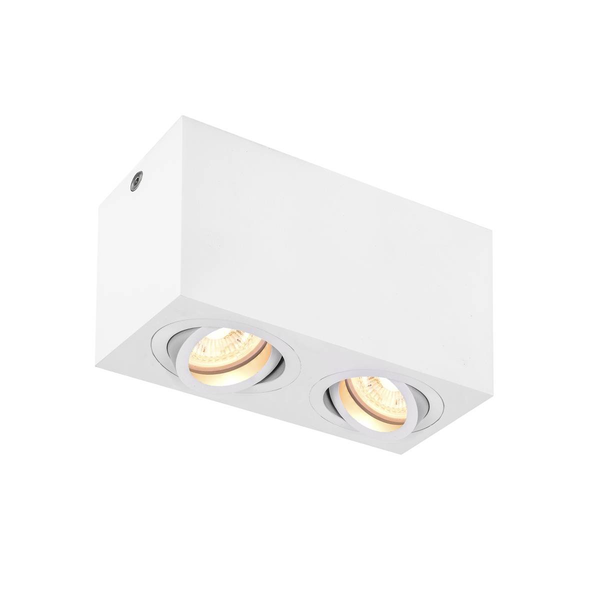 SLV No. 1002006 TRILEDO Double Indoor Deckenaufbauleuchte GU10 wei� max 10W